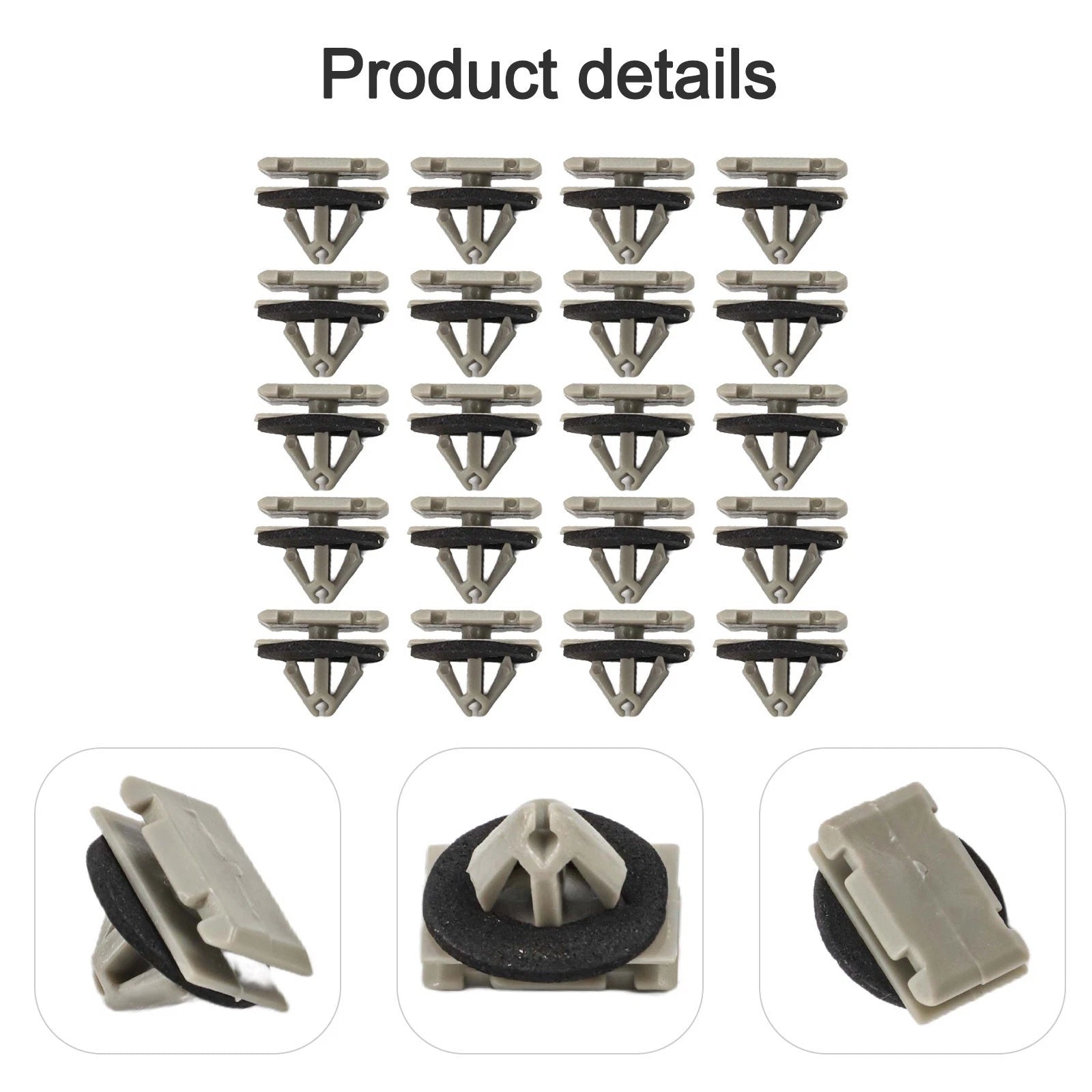 20pcs Plastic Clips for Auto Parts