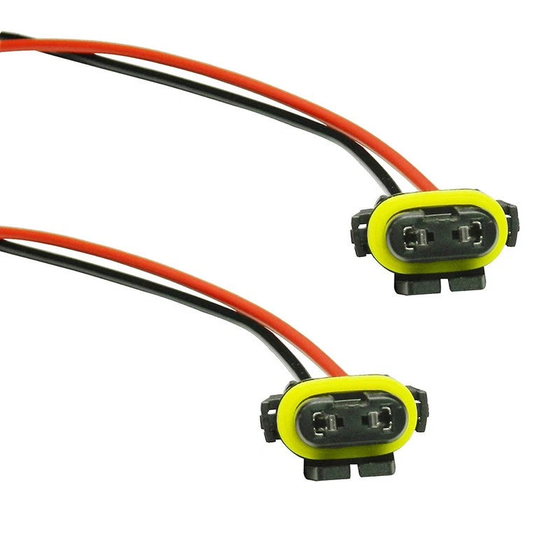 Set of 2 Sockets Car Light Adapter Wire 9005 9006 for Fog Light Harness