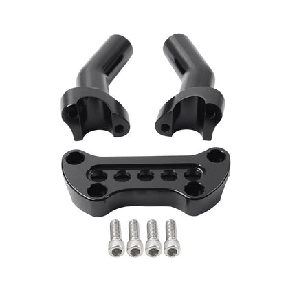 4-1/2" Pullback Handlebar Riser 1" Top Clamp for Harley Heritage Softail (2000–2023)