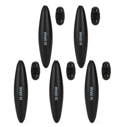 Set of 5 EVA Fishing Tools with Slip Bobbers for Enhanced Performance