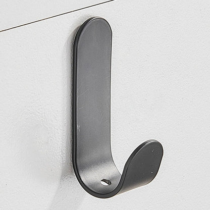 Set of 4 No Drill Metal Wall Hooks for Bathroom Kitchen Home Organization