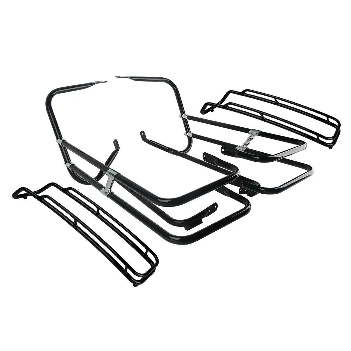 Saddlebag Guard Rail Mount Bracket for Harley Touring (1997–2008)