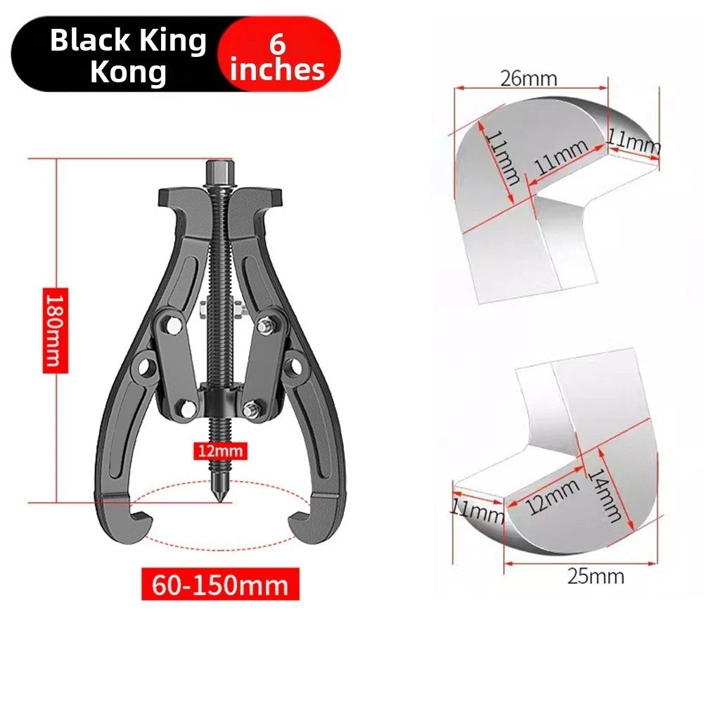 3-Jaw Bearing Puller for Workshop and Field Repairs