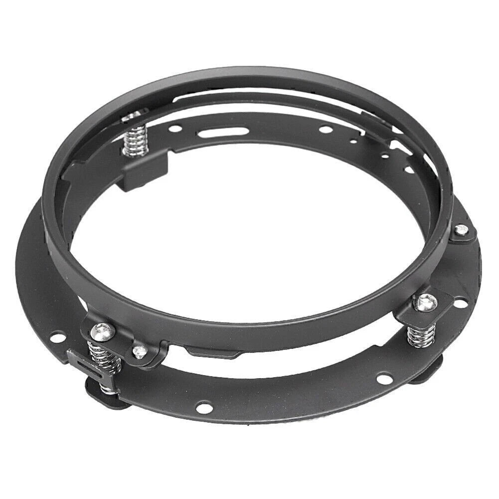 LED Headlight Mounting Ring Bracket Adapter for Jeep Wrangler