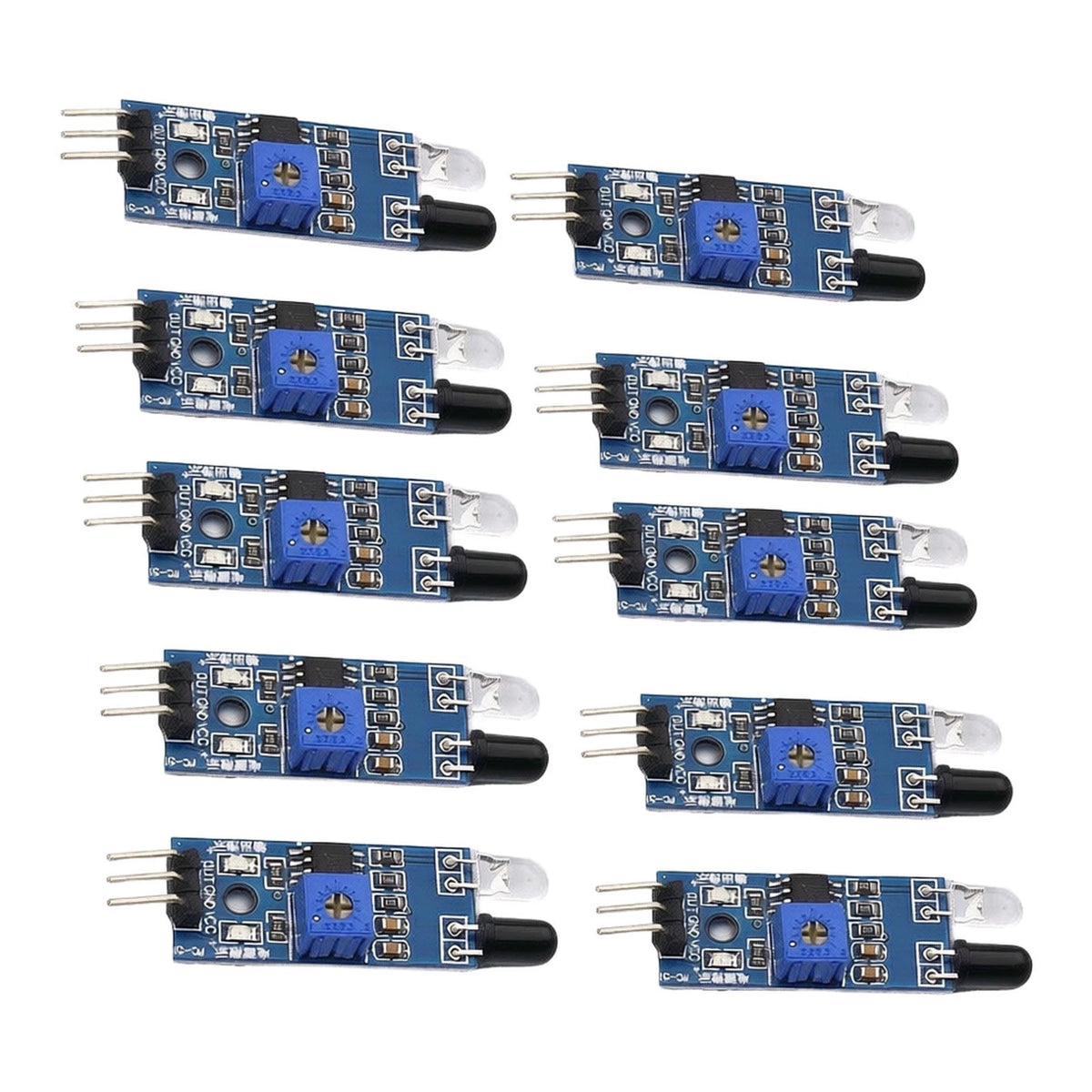 10PCS IR Infrared Reflective Photoelectric Sensor for Obstacle Avoidance