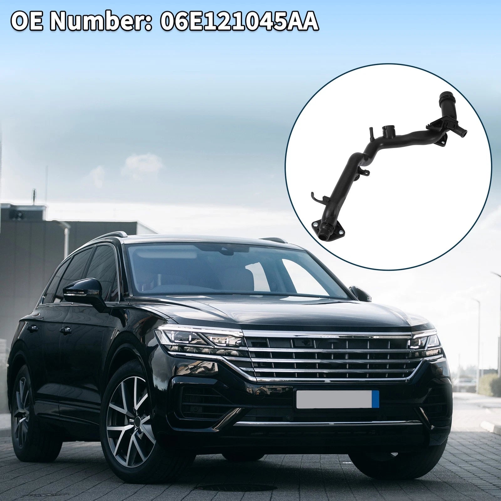 Radiator Hose Coolant Pipe Replacement for Volkswagen Touareg (2011–2018)