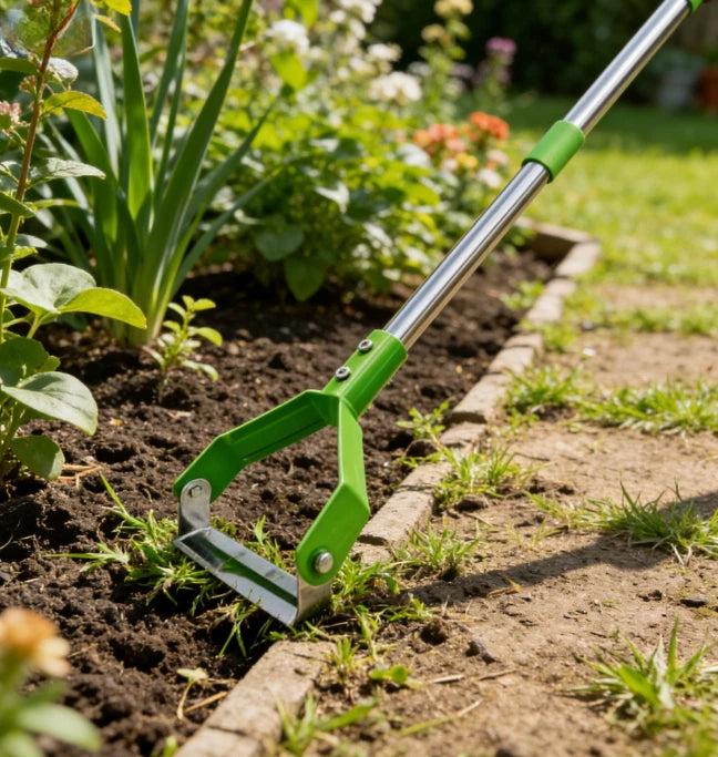 Weeding Ring Tool Adjustable Height 125cm to 161cm for Home Landscaping