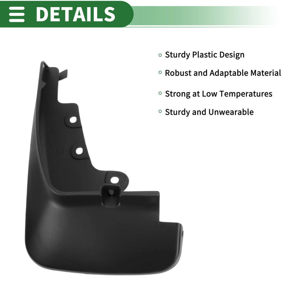 Mud Flaps Splash Guards for Ford Edge (2015–2018) W/ Mount Accessories