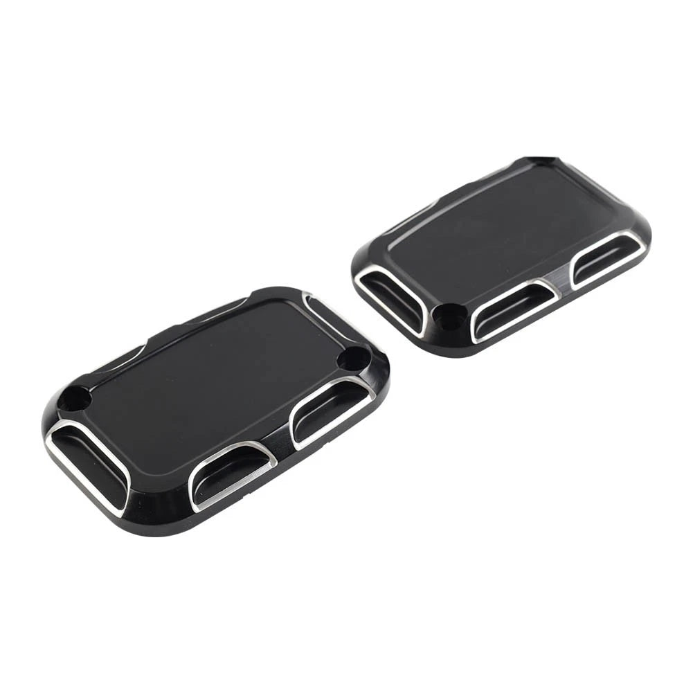 2X Front Brake Master Cylinder Covers for Harley Street Glide, Road King, V-Rod