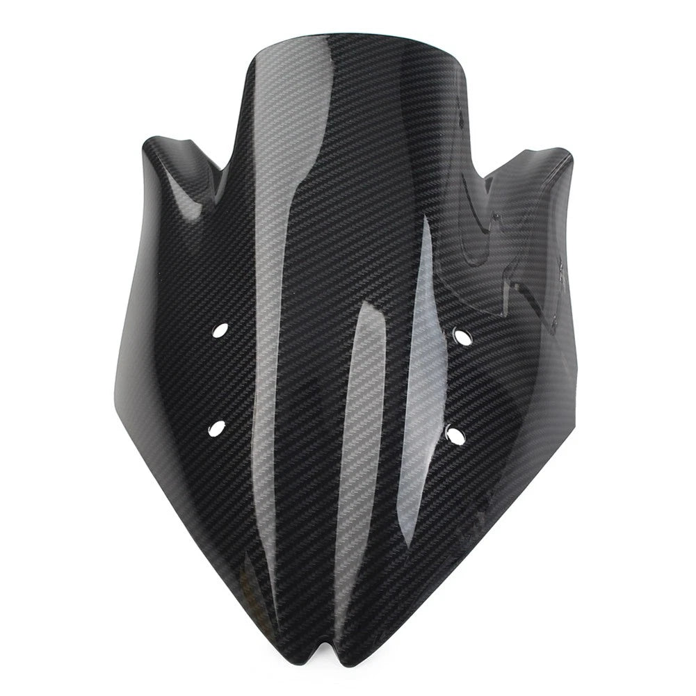 Windshield Shield for Kawasaki Z1000 (2007–2009) ABS Carbon Fiber Black