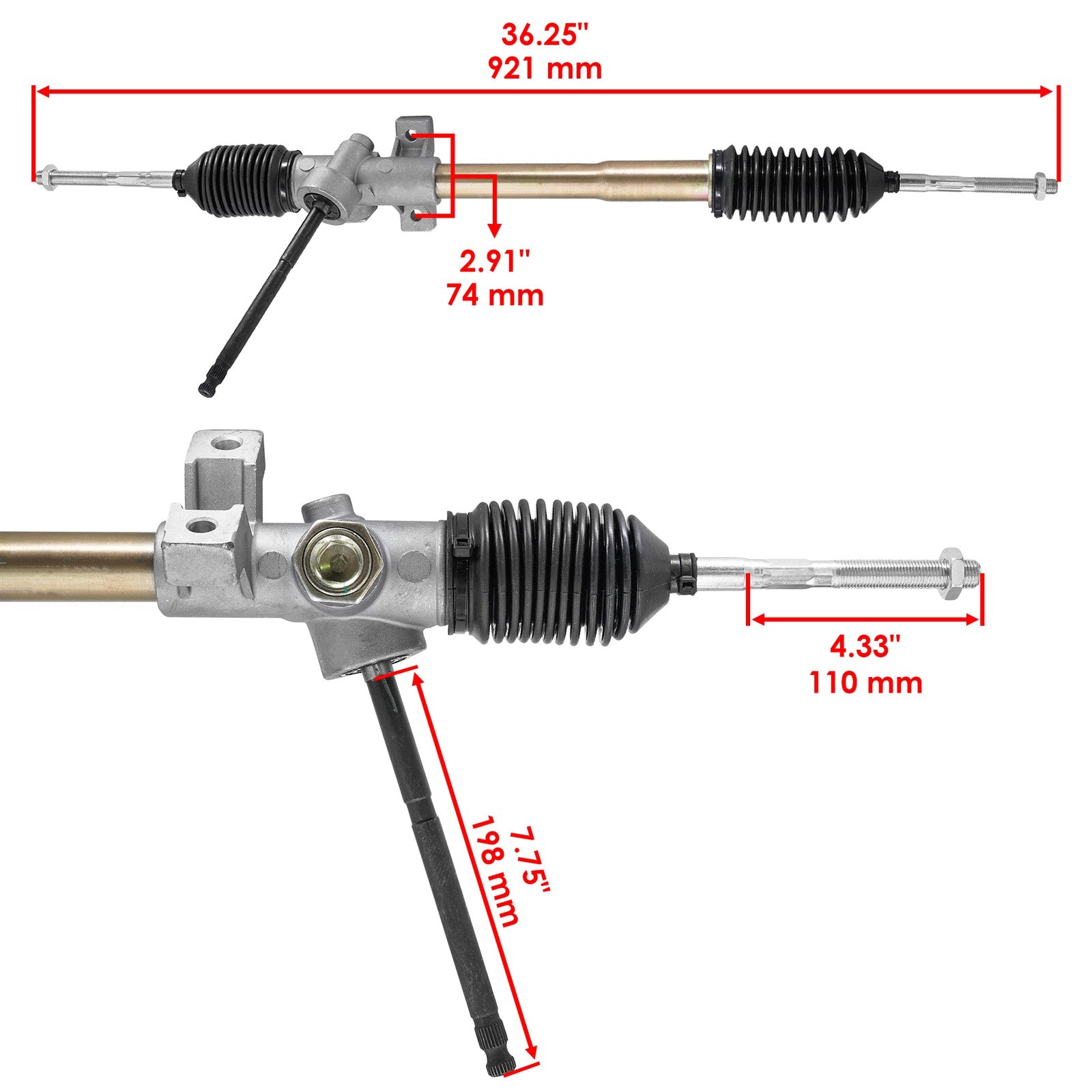 Rack and Pinion Steering Box Replacement for John Deere Gator 4X2 (2012–2017)