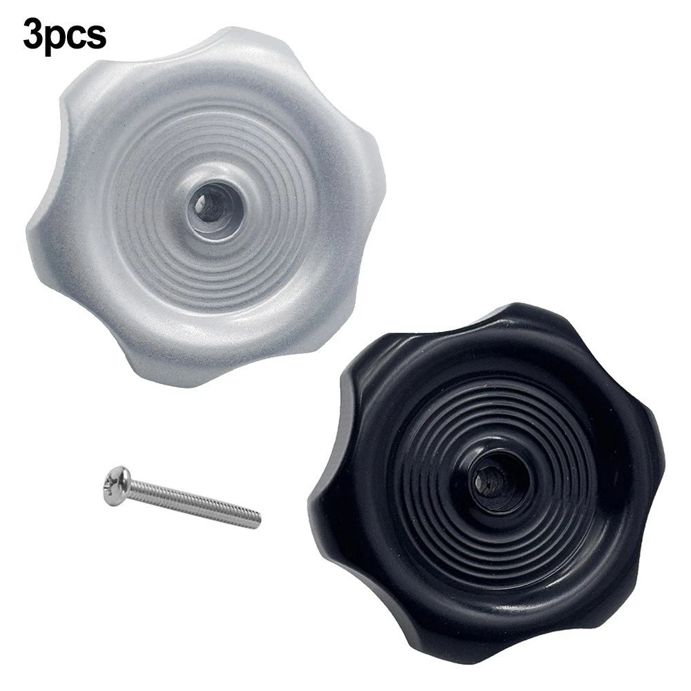 3 Pack RV Window and Vent Knobs with 1 Inch Shaft (Easy Replacement)
