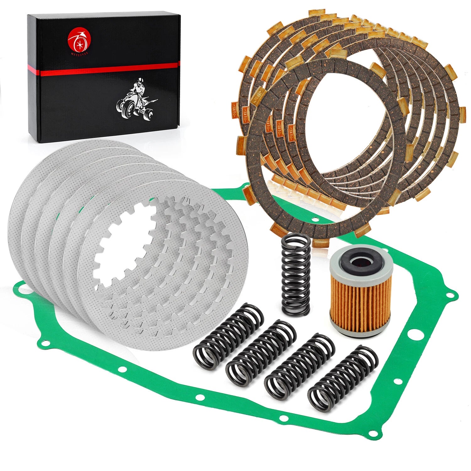 Clutch Friction Plates & Gasket Kit for Yamaha Raptor 350 YFM350R SE (2004–2013)