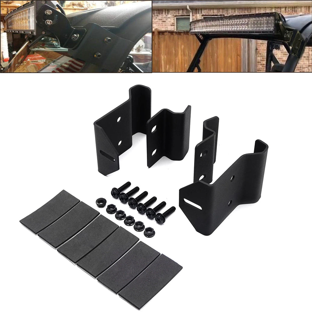 50" LED Light Bar Windshield Bracket for Polaris Ranger (Pro-Fit Cage)
