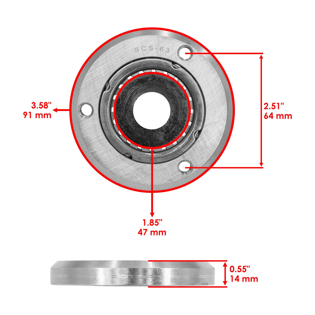 Starter Clutch One Way Sprag for Honda TRX200 Fourtrax (1986–1997)
