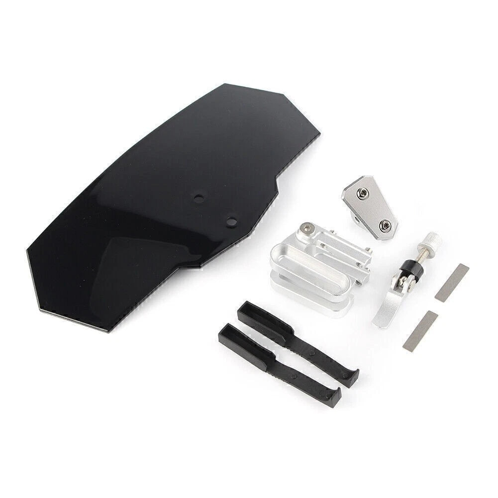 Adjustable Clip On Windshield for Universal Motorcycle (Fit All Models)