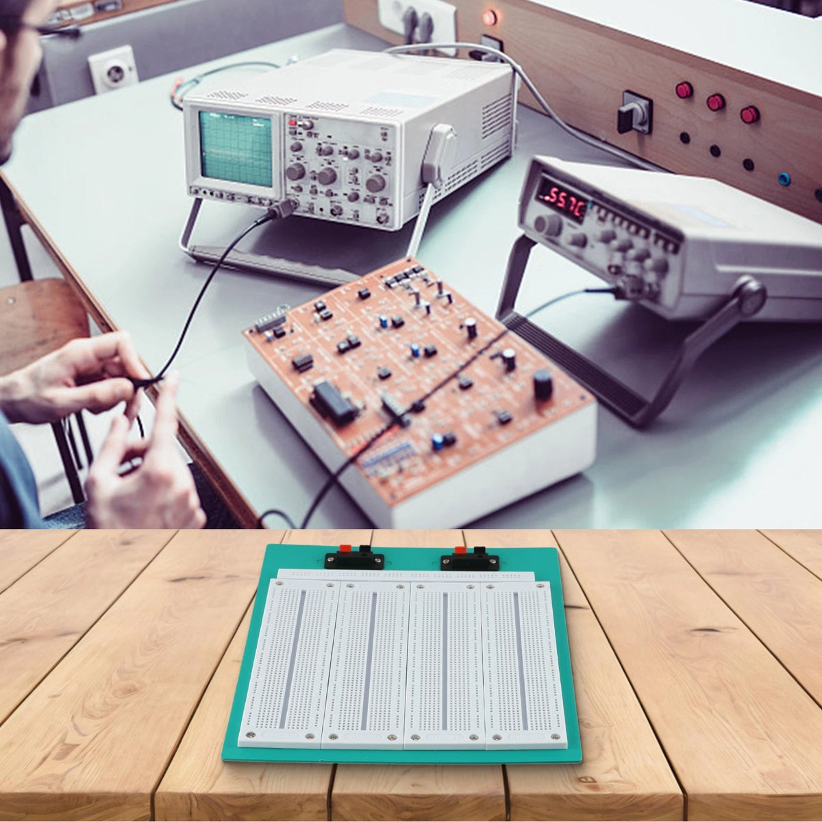 Reusable Solderless Breadboard for Circuit Assembly and Debugging