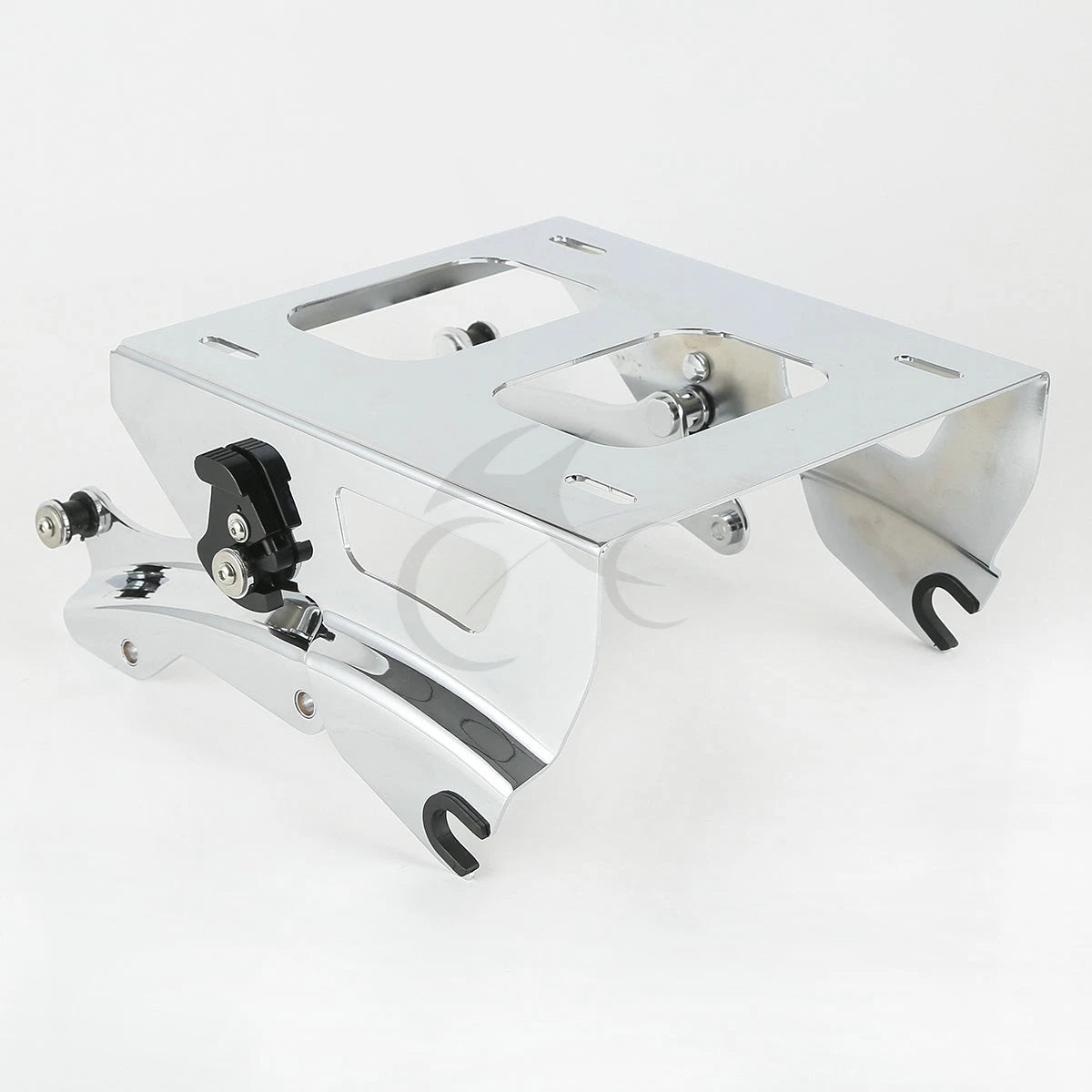 Chrome Solo Mount Rack Docking Hardware Kit for Harley Touring (2014–2026)