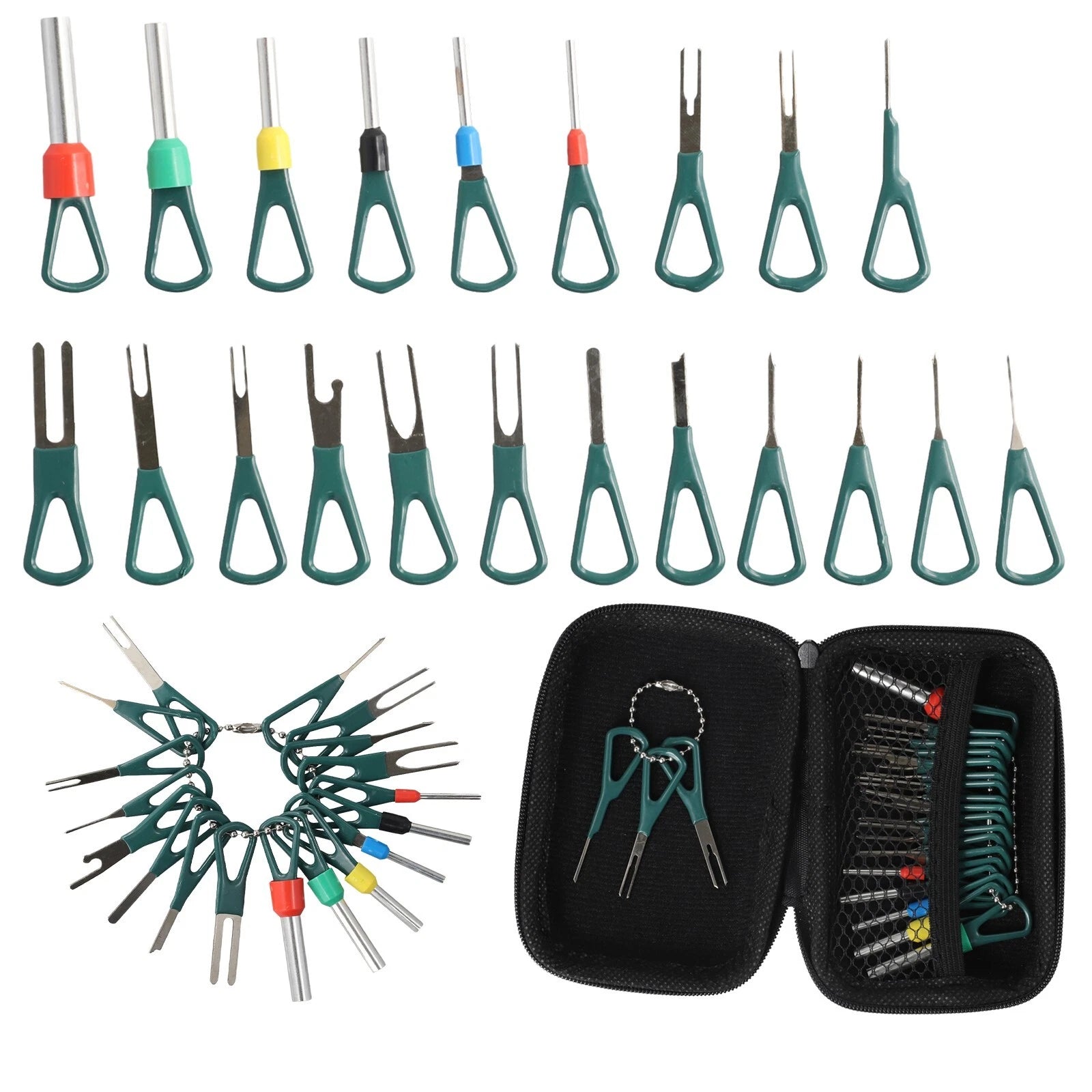 21PCS Wire Connector Pin Release Tool Set for Automotive Terminals