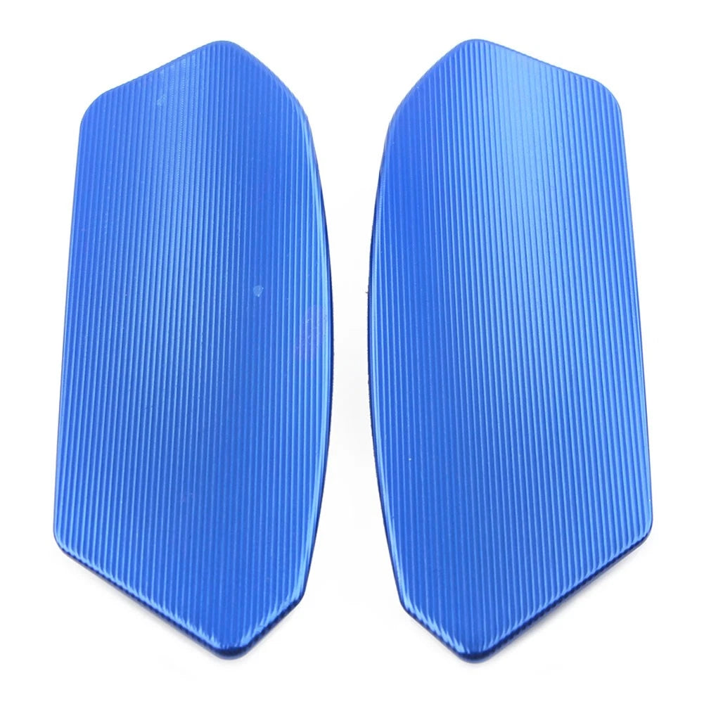 Rearview Mirror Block Off Base Plates for Suzuki GSXR 1000 (2017–2022) Blue