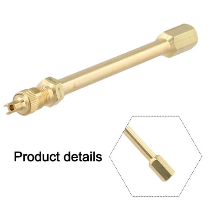 Portable Copper Valve Stem Extension Pole for Truck and Lorry Tires (100mm)