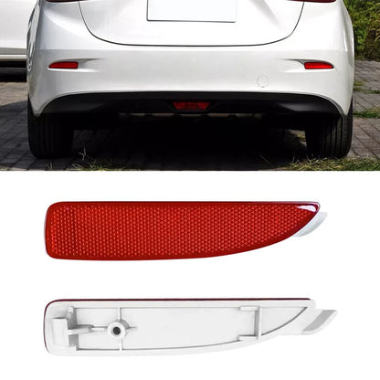 1 Pair Rear Bumper Reflector for Mazda3 (2004–2009, 2014–2018) / Mazda5 (2006–2017)