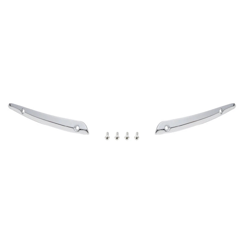 Split Windshield Side Trims for Harley Road Glide FLTR (2015–2023) Chrome