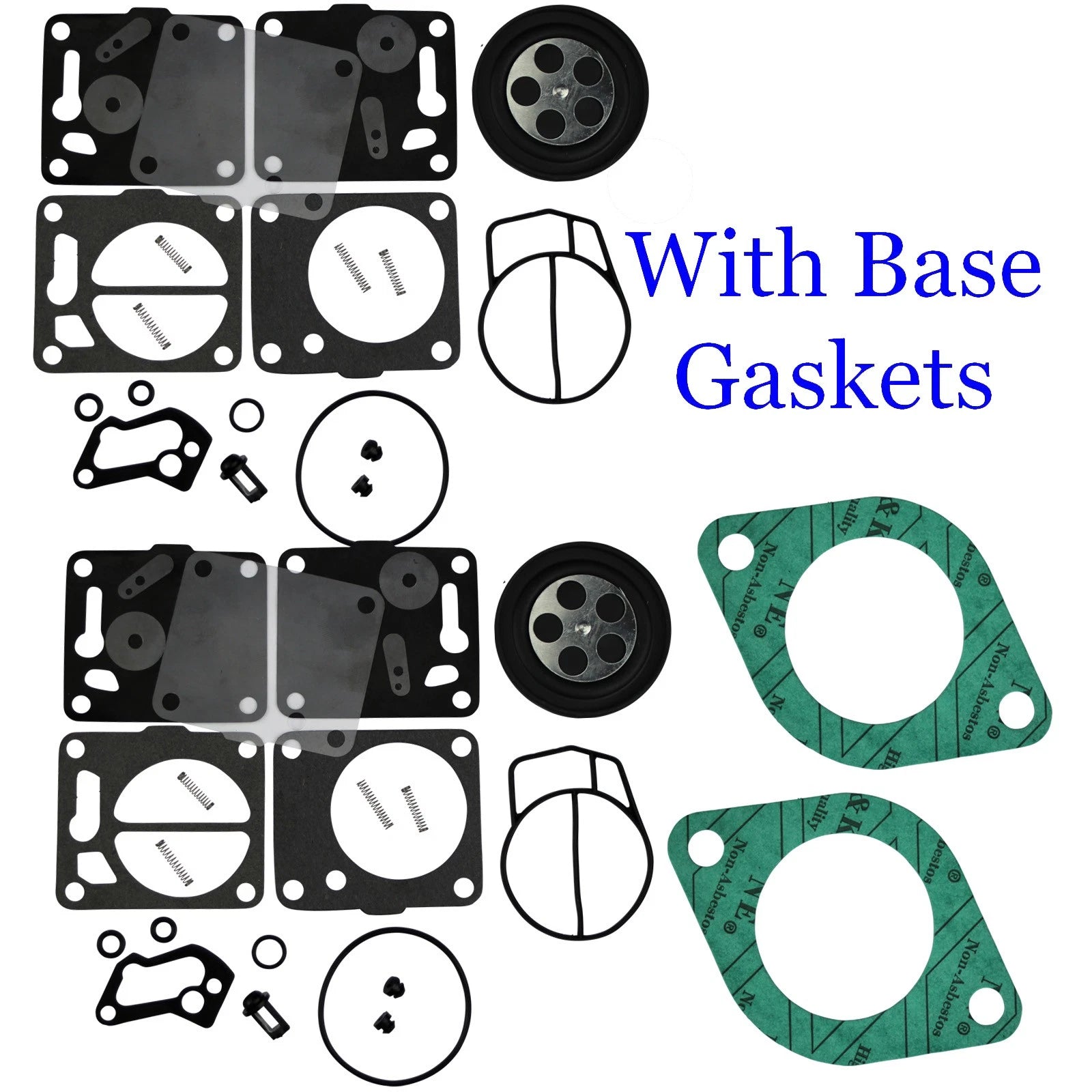 Carburetor Rebuild Kit & Base Gaskets for Sea Doo GTX XP 650 657 (1992–1996)