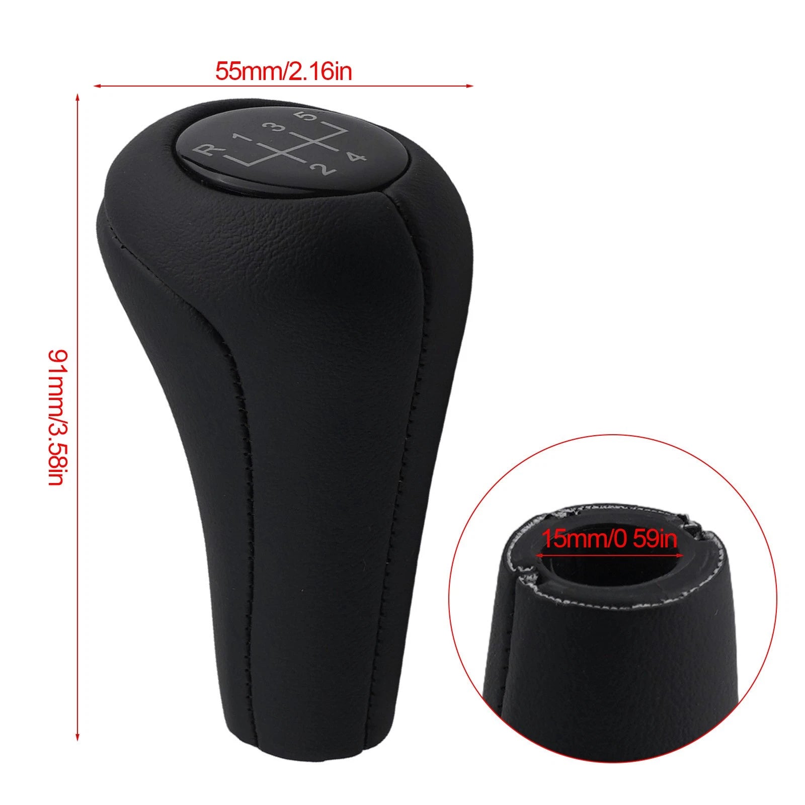 5-Speed Gear Shift Knob for BMW E28 E30 E32 E34 E36 E38 E39 E46