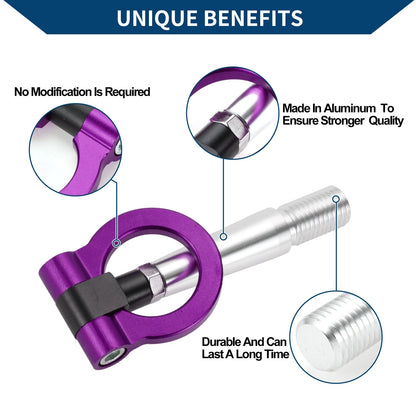 Tow Hook for Mitsubishi Lancer Evolution (1 pcs, 23.5cm, Purple)