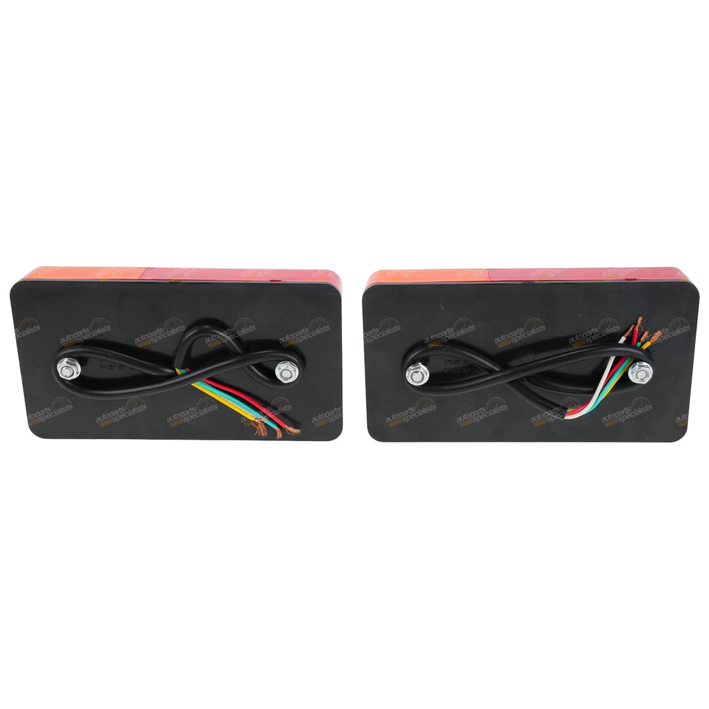 2X LED Trailer Tail Lights Assemblies Kit for
