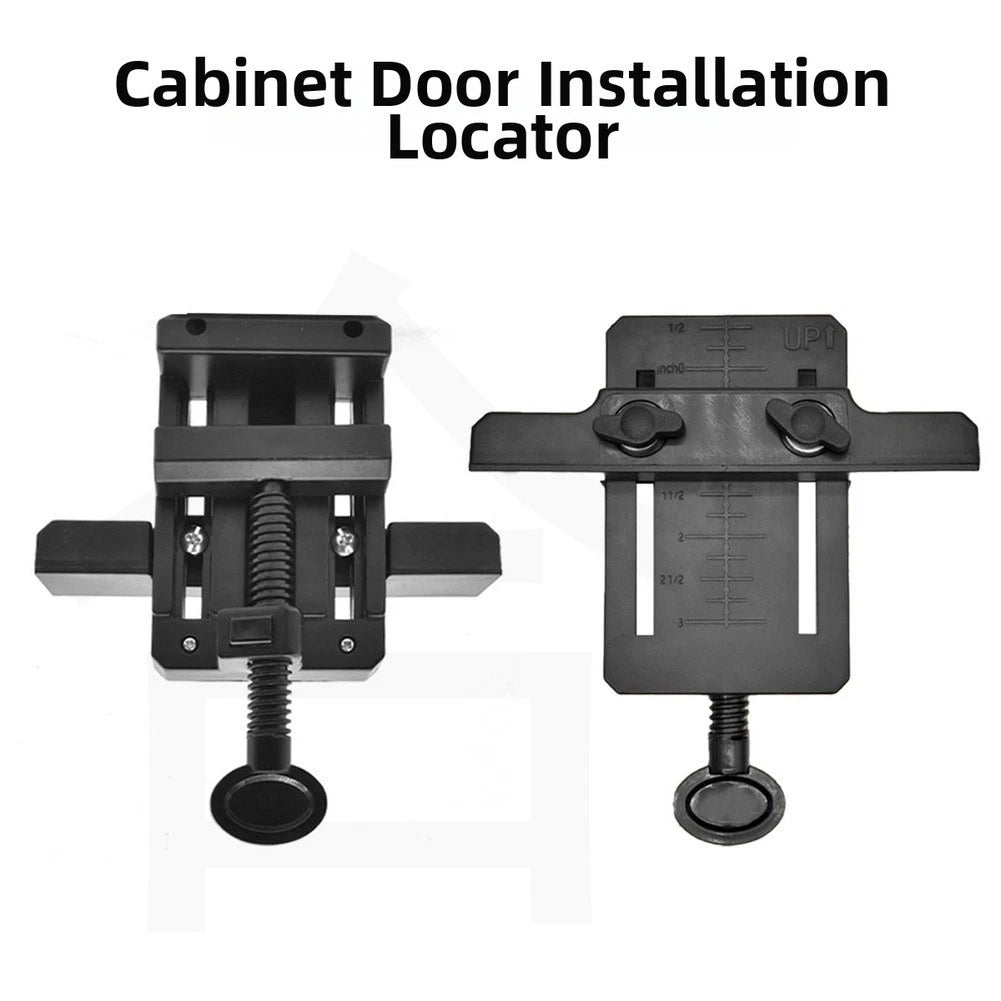 Adjustable ABS Door Mounting Clamp for Cabinet Installation (14.5-21 cm)