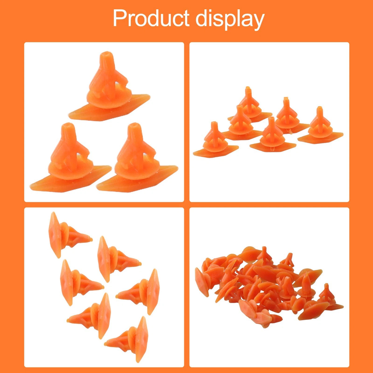 25Pcs Lower Door Seal Clips for Jaguar XF Orange Replacement