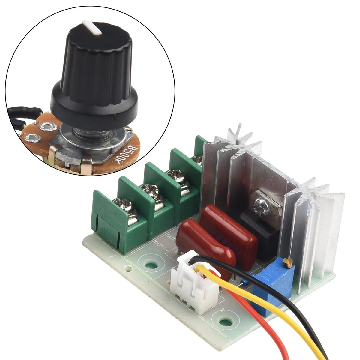 SCR Motor Speed Controller for Universal Applications (110V 220V 2000W)