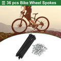 Spoke Nipple Replacement Carbon Steel 14G 101mm Universal for Bicycle (–)