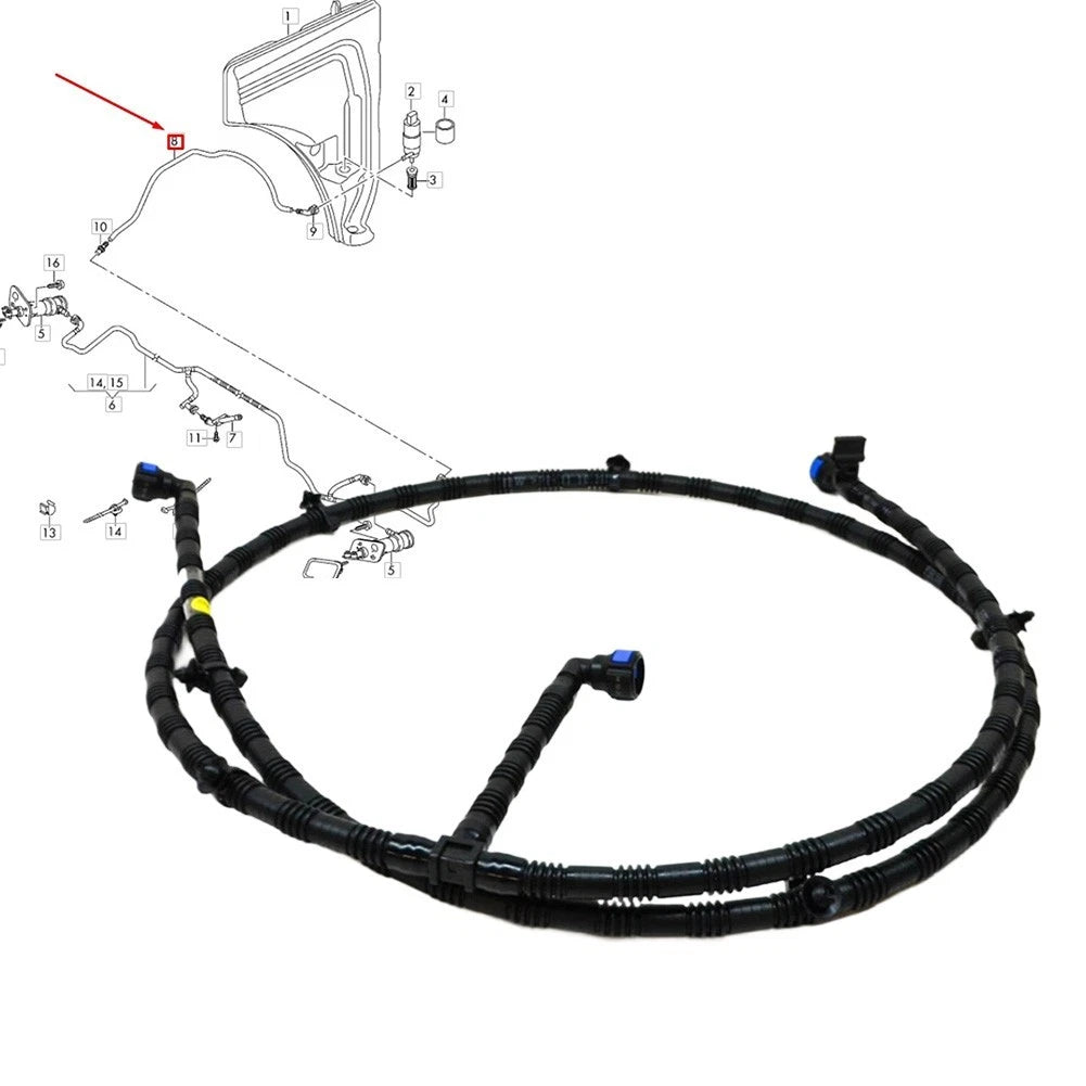 Front Headlight Hose for