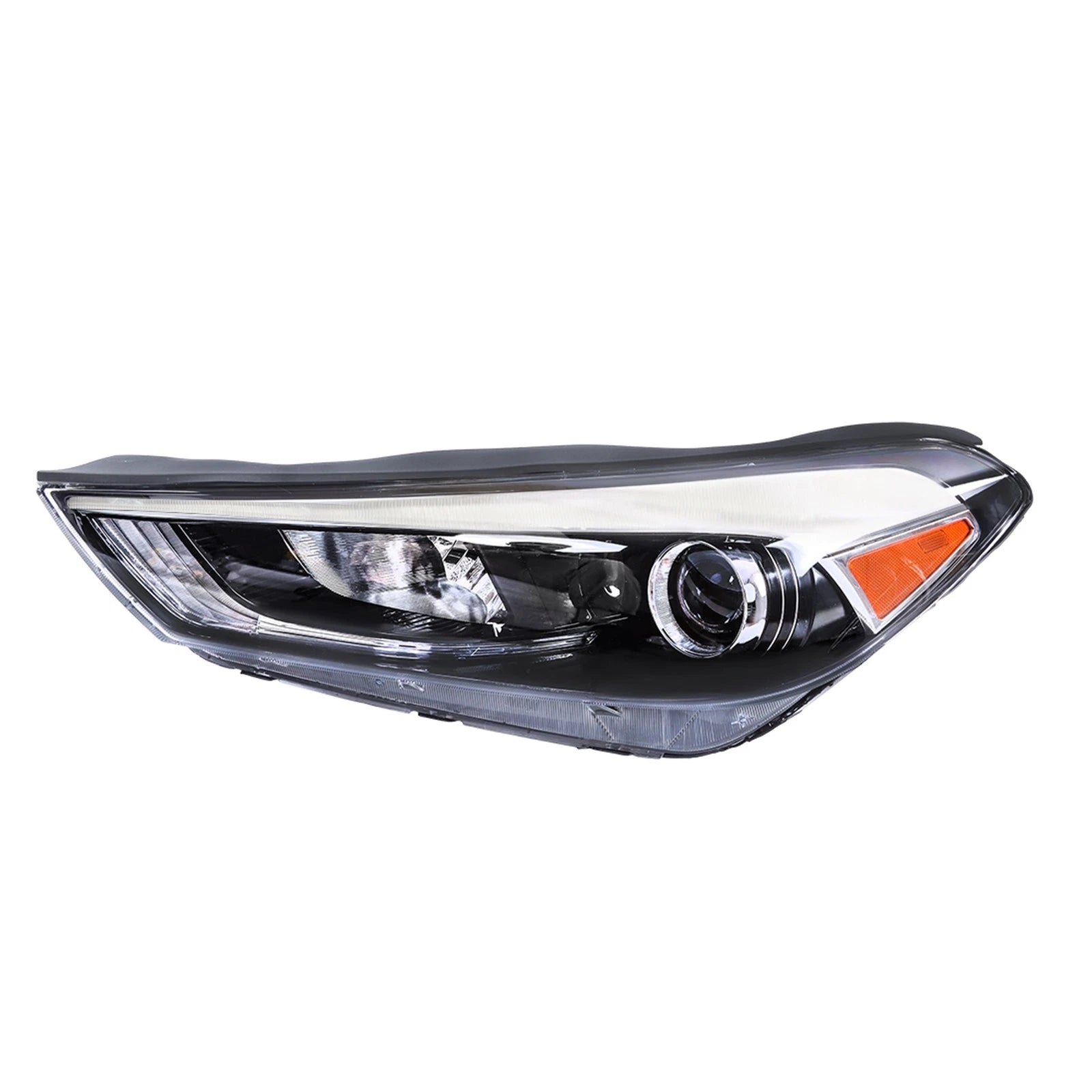 Halogen w/LED Driver Side Headlight Assembly for Hyundai Tucson (2016–2018)