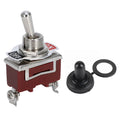 SPST Toggle Switch 15A 250V 2 Pin 2 Position with Waterproof Cap