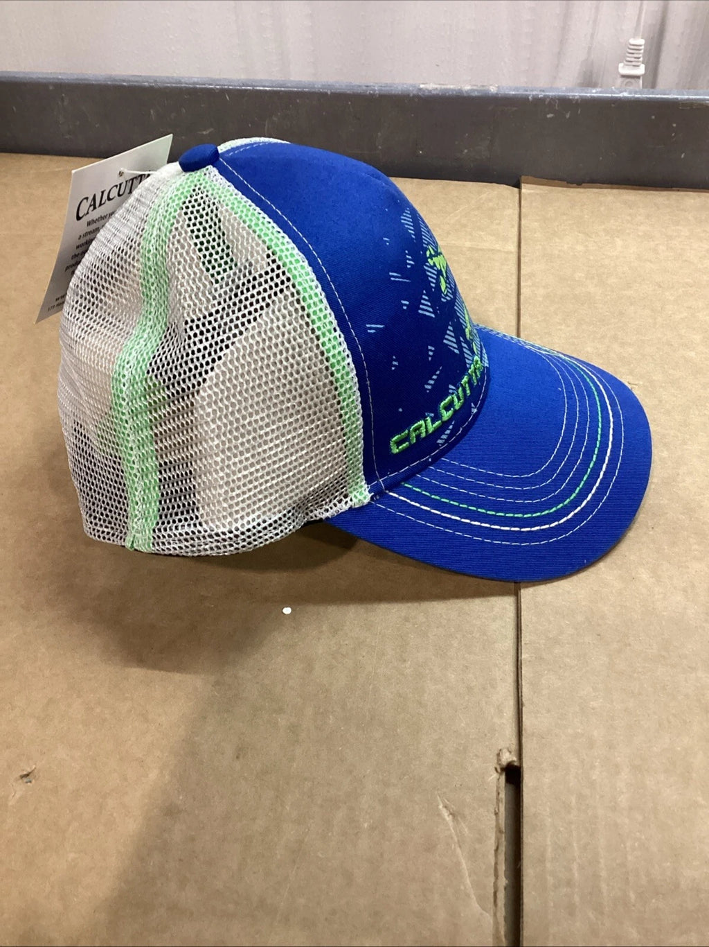 Cap for Calcutta BRS121030 (Youth, Blue/White, Adjustable)
