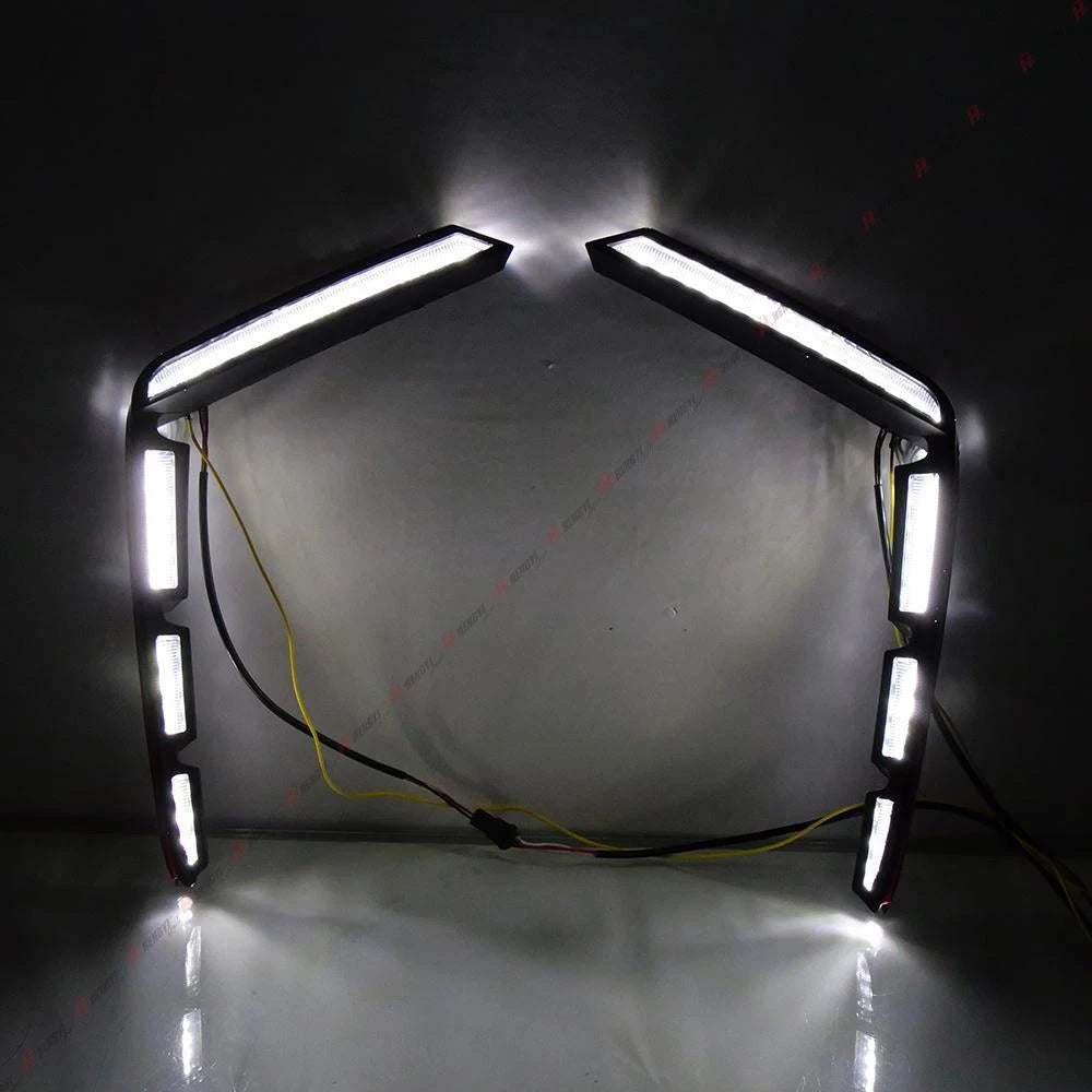 LED Fog Lamp Daytime Running Light DRL with Turn Signal for Hyundai Elantra (2024–2024)