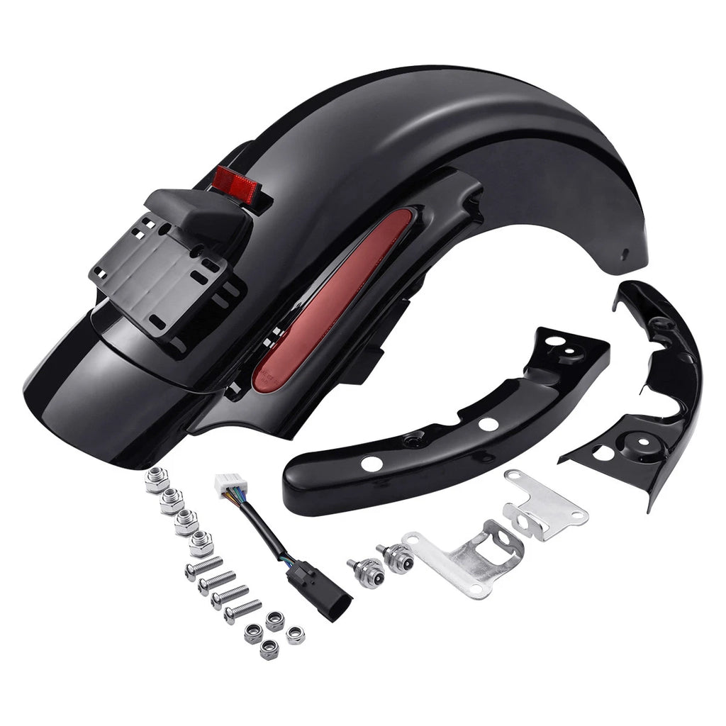 5" Stretched Hard Saddlebags for Harley Touring (2009–2013) LED