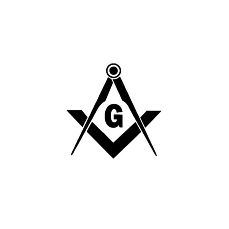 Freemason Emblem Sticker for Laptop (Square)