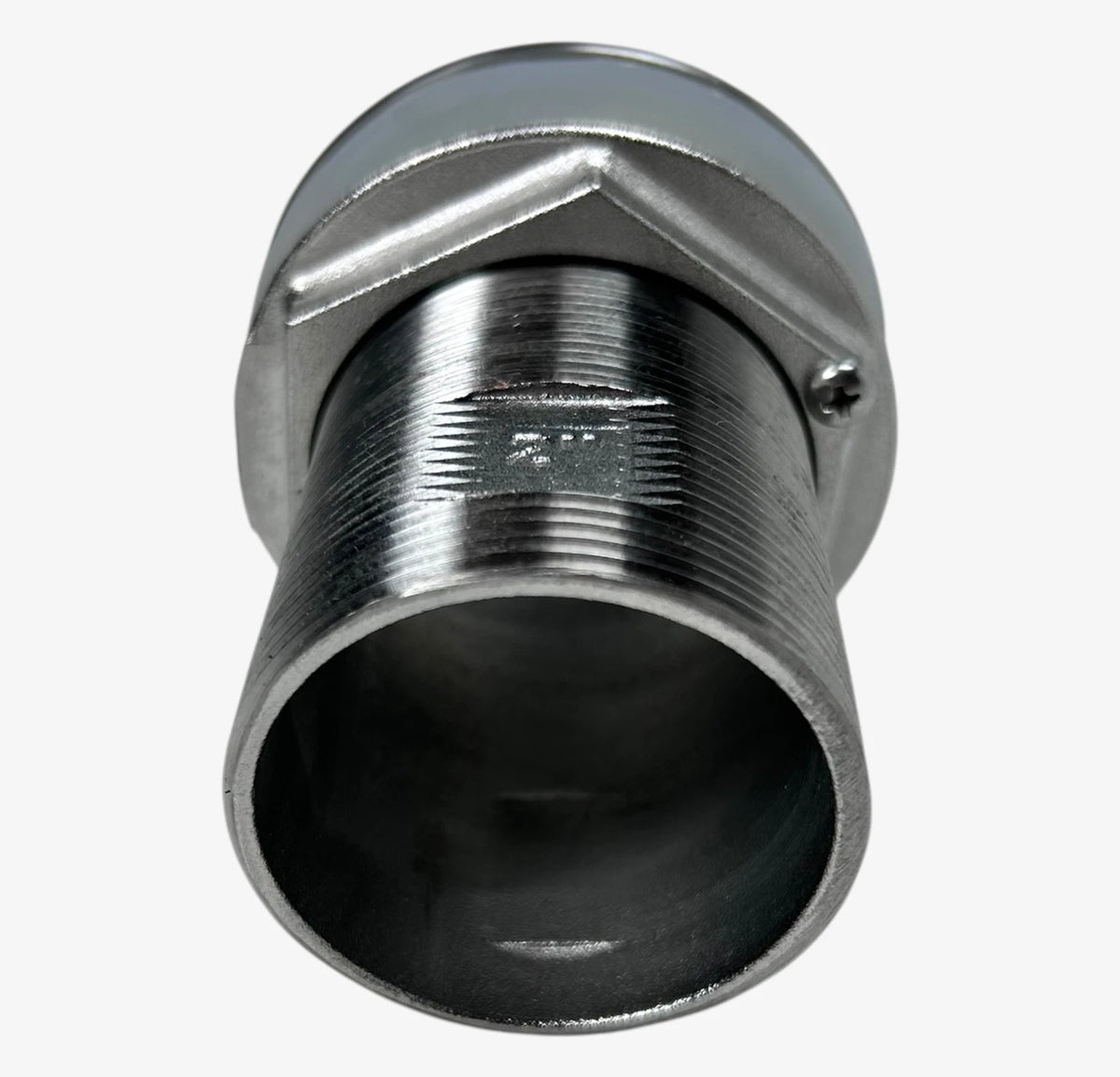 Thru Hull 3 5/8" x 2" NPT Stainless Steel Pipe for Automotive Applications