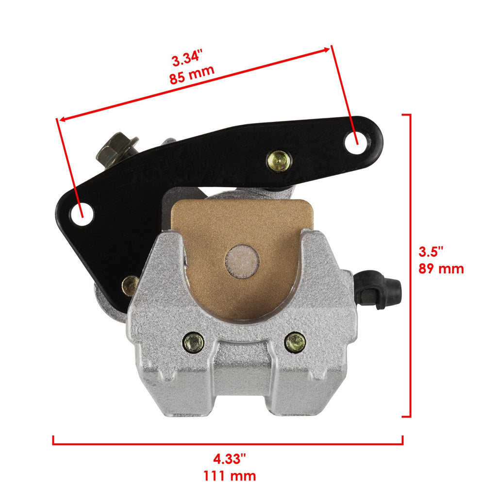 Rear and Front Left Right Brake Caliper Replacement for Honda TRX300X 2x4 (2009–2009)