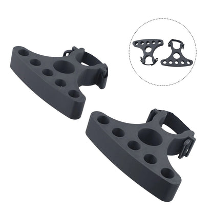 2X Handlebar Bracket for Bicycle (Adjustable Straps, Stability)