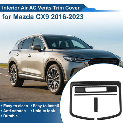 Air Condition Outlet Vent Trim Cover Frame Set for Mazda CX-9 (2016–2023)