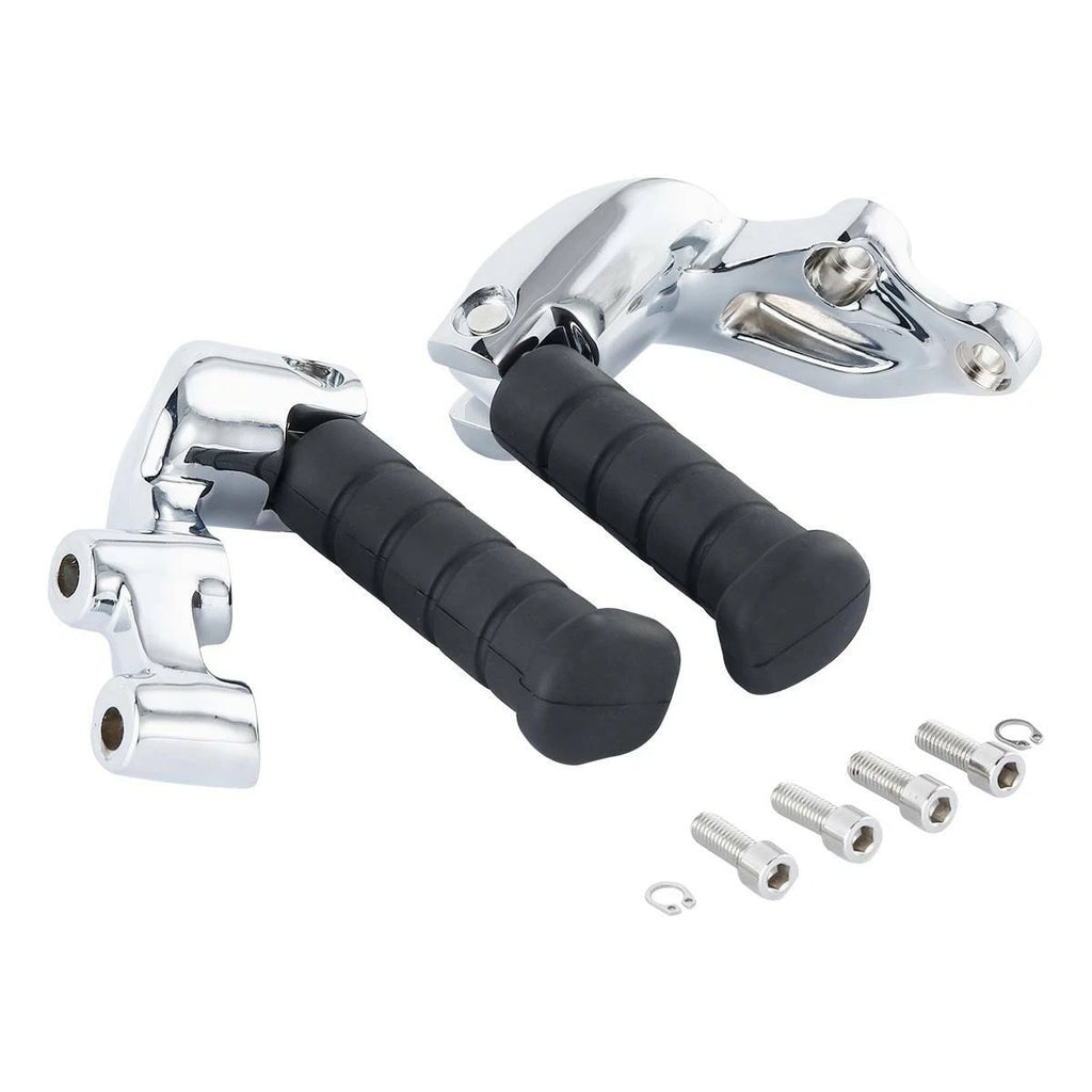 Chrome Passenger Footpeg Pegs Mount Bracket for Indian Scout (2015–2023)