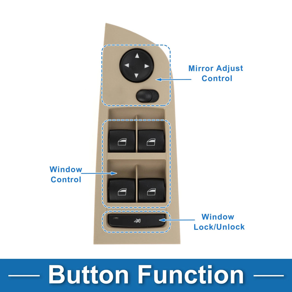 Power Window Switch Replacement for BMW 325i 325xi (2006–2013)