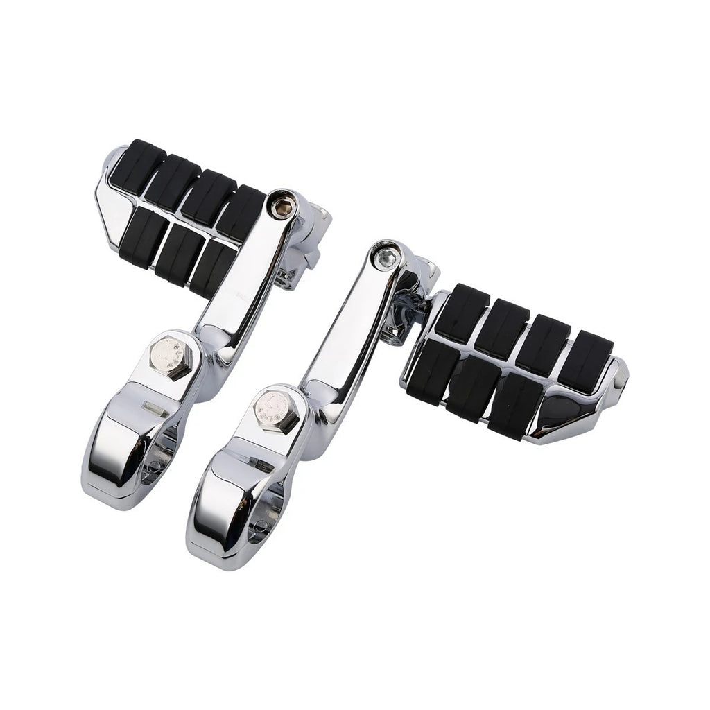 Foot Pegs for Harley Touring Dyna (1 1/4" Engine Guard Mounts)