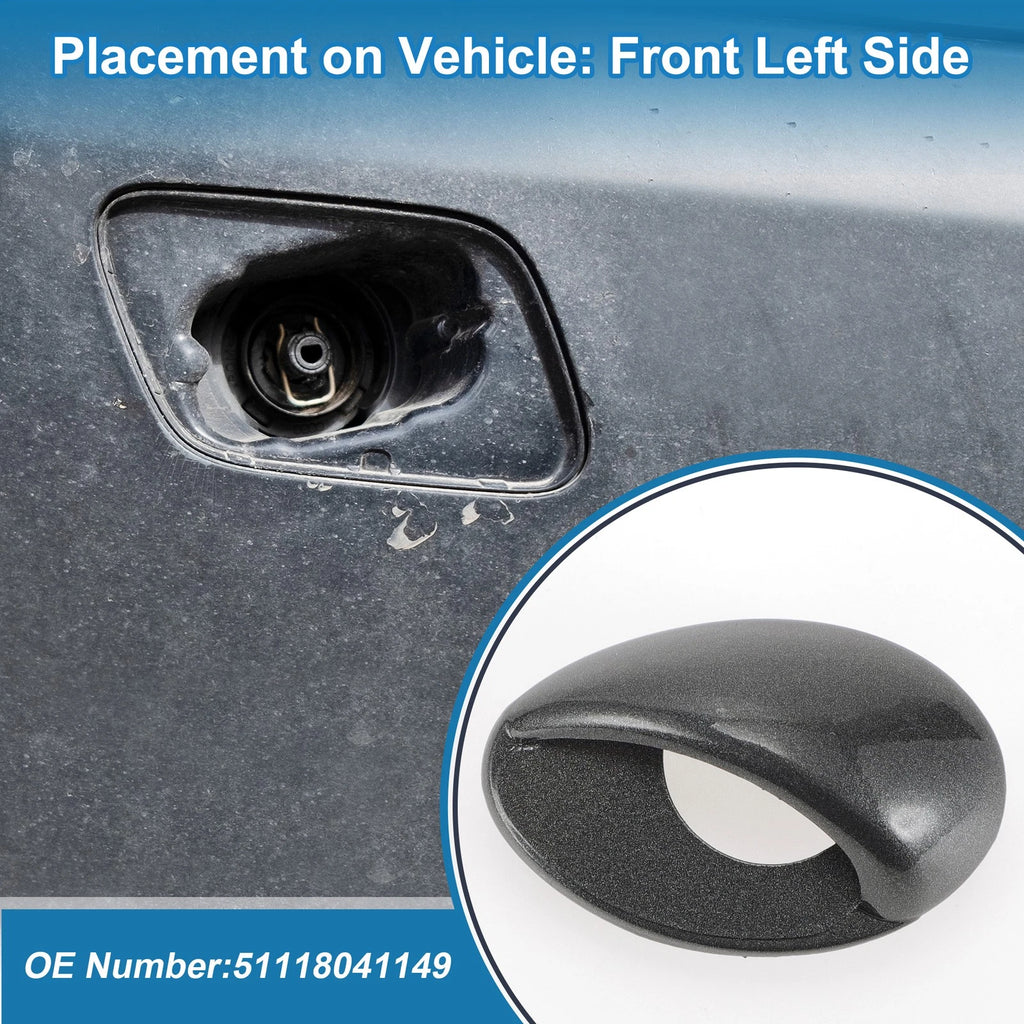 Front Left Headlight Washer Nozzle Cover Cap for BMW M3 (2008–2013)